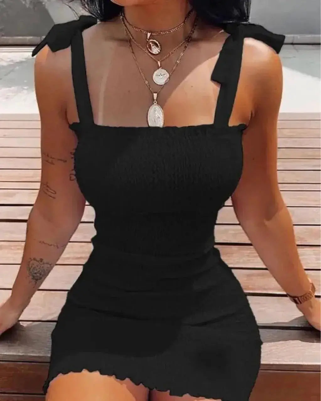 Beach Ready Off Shoulder White Summer Mini Dress Poolside