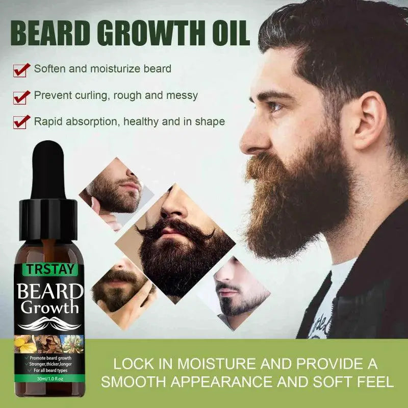 Beard Growth Oil With Herbal Extracts For Nourished Care - OurLum.com