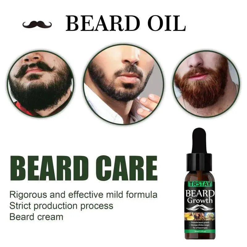 Beard Growth Oil With Herbal Extracts For Nourished Care - OurLum.com