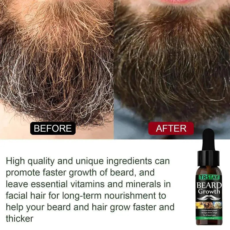 Beard Growth Oil With Herbal Extracts For Nourished Care - OurLum.com
