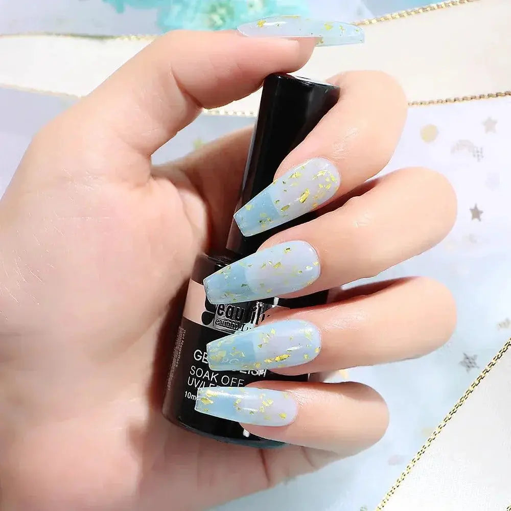 Beautilux White Beige Camouflage Gel Nail Finish Pro