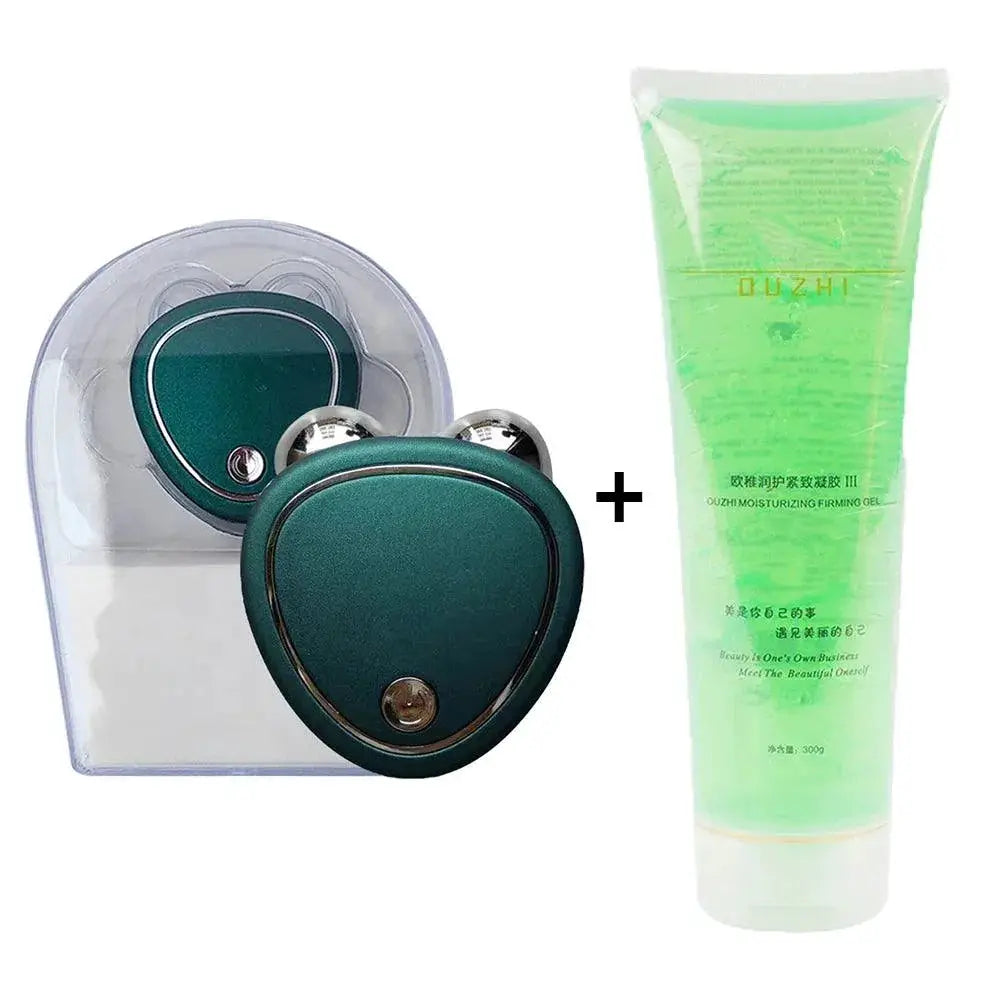 Beauty Massager Cold Gel Microcurrent Facial Lifter EMS