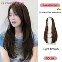 Beauty U-Shaped Synthetic Clip-In Hair Extensions Enhance Volume