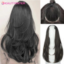 Beauty U-Shaped Synthetic Clip-In Hair Extensions Enhance Volume