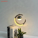 Bedroom Bedside Moon Star Pendant Lamp Wall Hanging Light