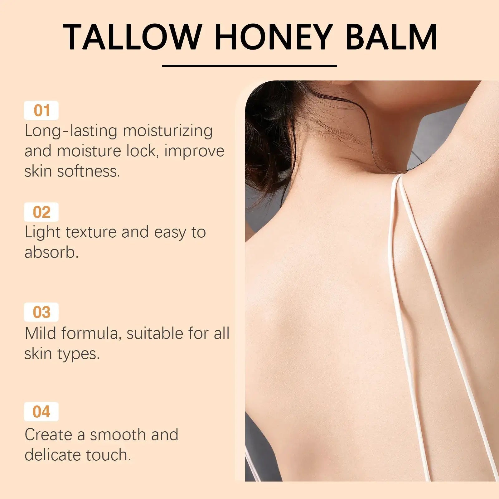 Beef Tallow Balm Moisturizes Skin Daily