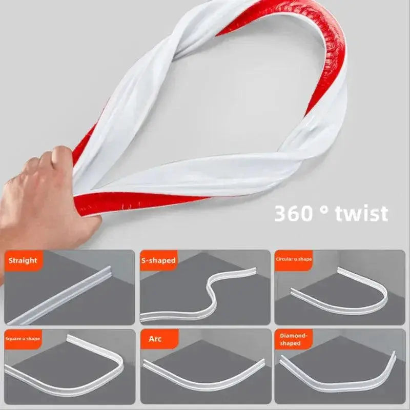 Bendable Waterproof Shower Stopper for Easy Installation