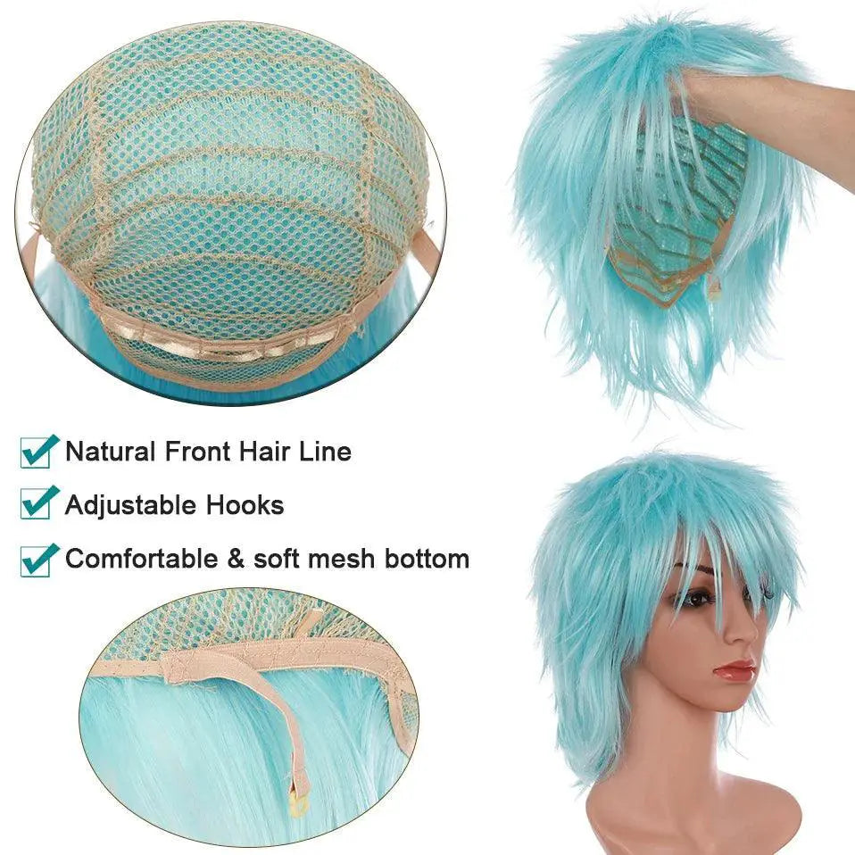 BENIHAIR Vibrant Short Layer Cosplay Wig For Events Stylish