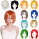 Vibrant Short Wig For Cosplay Events