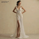 Ivory Glitter Wedding Dress for Bride