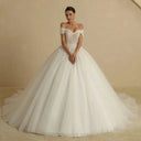 Sparkling Bridal Gown With Built-In Bra