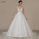 Sparkling Bridal Gown With Built-In Bra