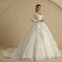 Sparkling Bridal Gown With Built-In Bra
