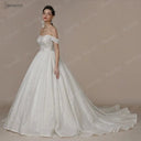 Sparkling Bridal Gown With Built-In Bra
