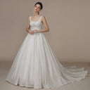 Sparkling Bridal Gown With Built-In Bra