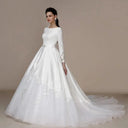 Sparkling Bridal Gown With Built-In Bra
