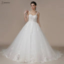 Sparkling Bridal Gown With Built-In Bra
