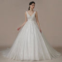Sparkling Bridal Gown With Built-In Bra
