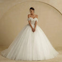 Sparkling Bridal Gown With Built-In Bra
