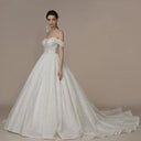 Sparkling Bridal Gown With Built-In Bra