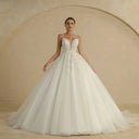 Sparkling Bridal Gown With Built-In Bra