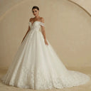 Sparkling Bridal Gown With Built-In Bra