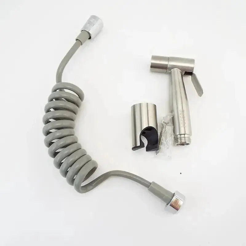 Stainless Steel Bidet Sprayer Holder Self Cleaning Accessory