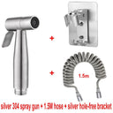 Bidet Sprayer Set: Stainless Steel Toilet Hygiene Spray Gun