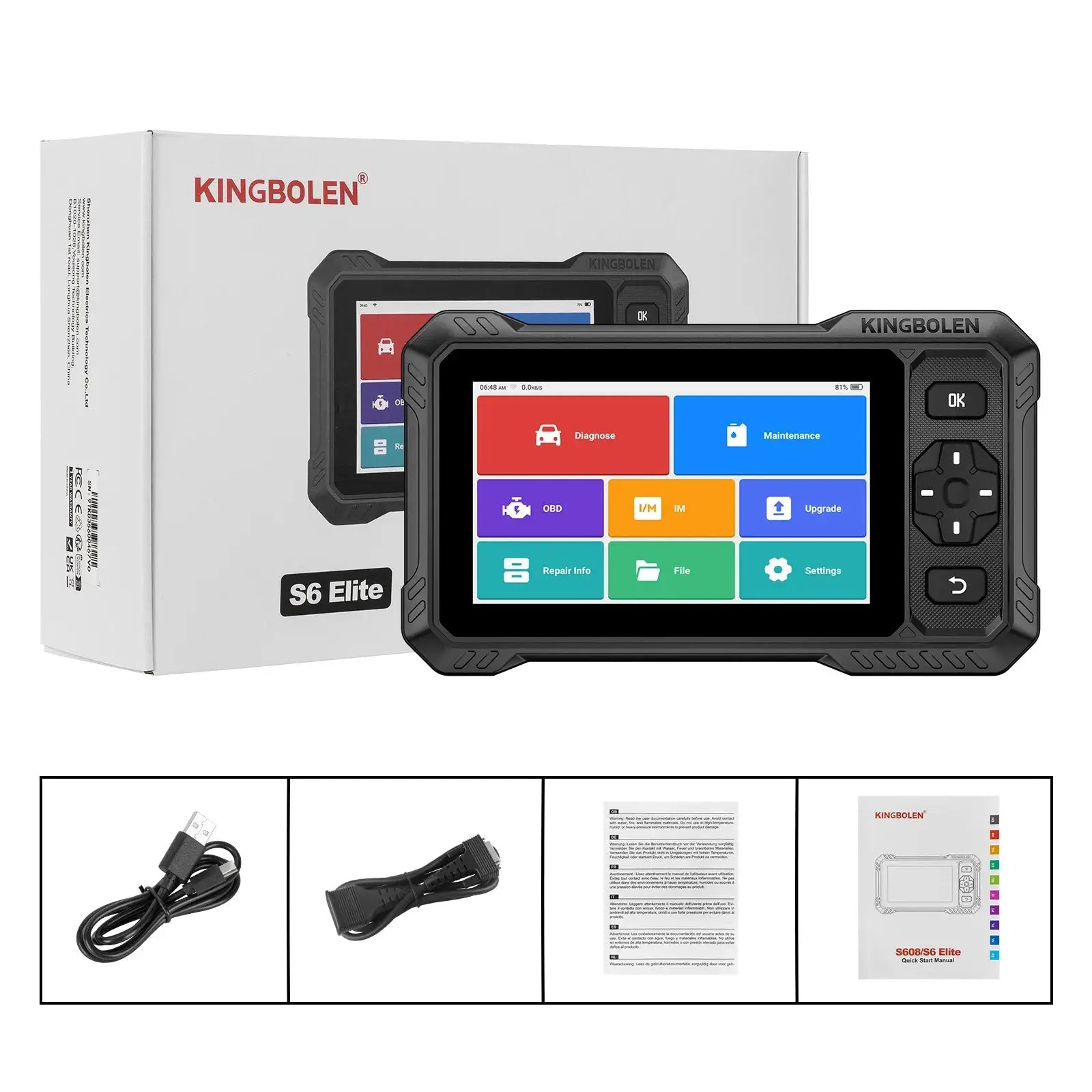 Bidirectional OBD2 Scanner for Pros