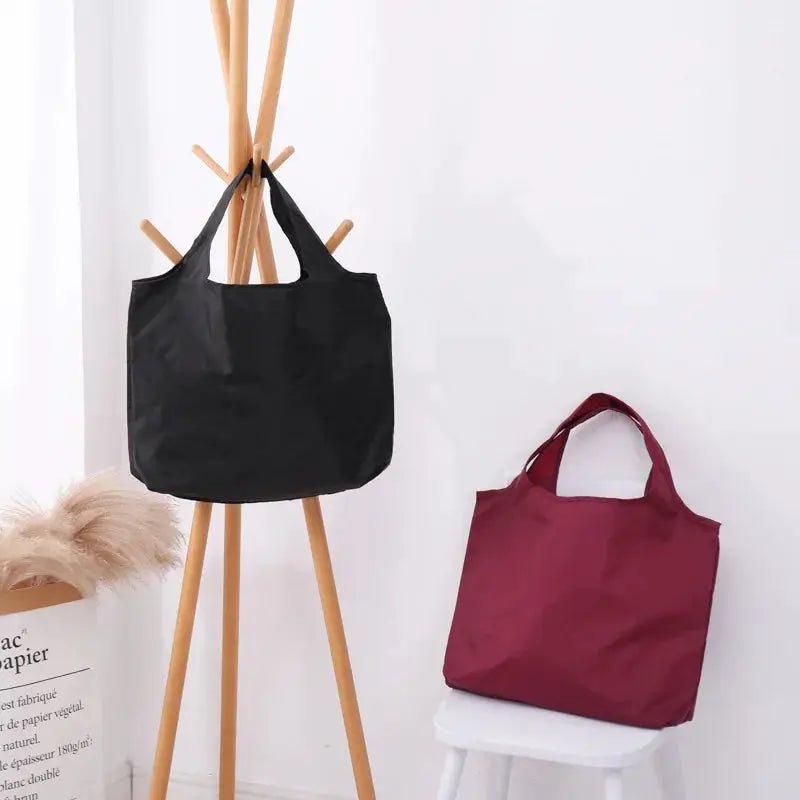 Big Eco Friendly Folding Shopping Bag Reusable Portable Tote For Travel Grocery