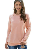 Big Sale Special Offer Solid Color Crew Neck Pullover