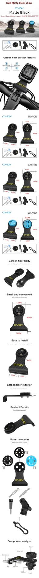 Bike Light Mount for Cyclists and GoPro