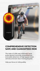 Bike Radar Tail Light for Night Rides