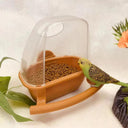 Bird Feeder for Parrots: Hangable Food Container & Bowl