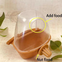 Bird Feeder for Parrots: Hangable Food Container & Bowl
