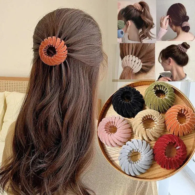 Bird's Nest Hair Clip Set for Effortless Elegant Styles