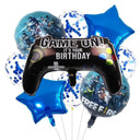 Black And White Video Games Theme Birthday Tableware Set