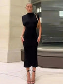 Elegant Bodycon Midi Dress for Women
