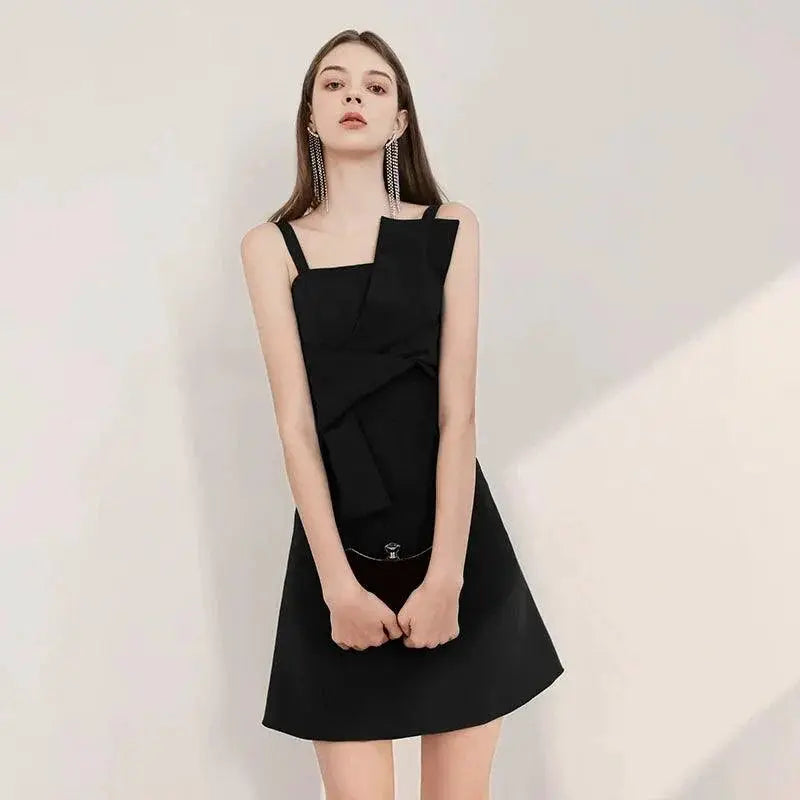 Black Camisole Evening Gown Stylish Statement For Women