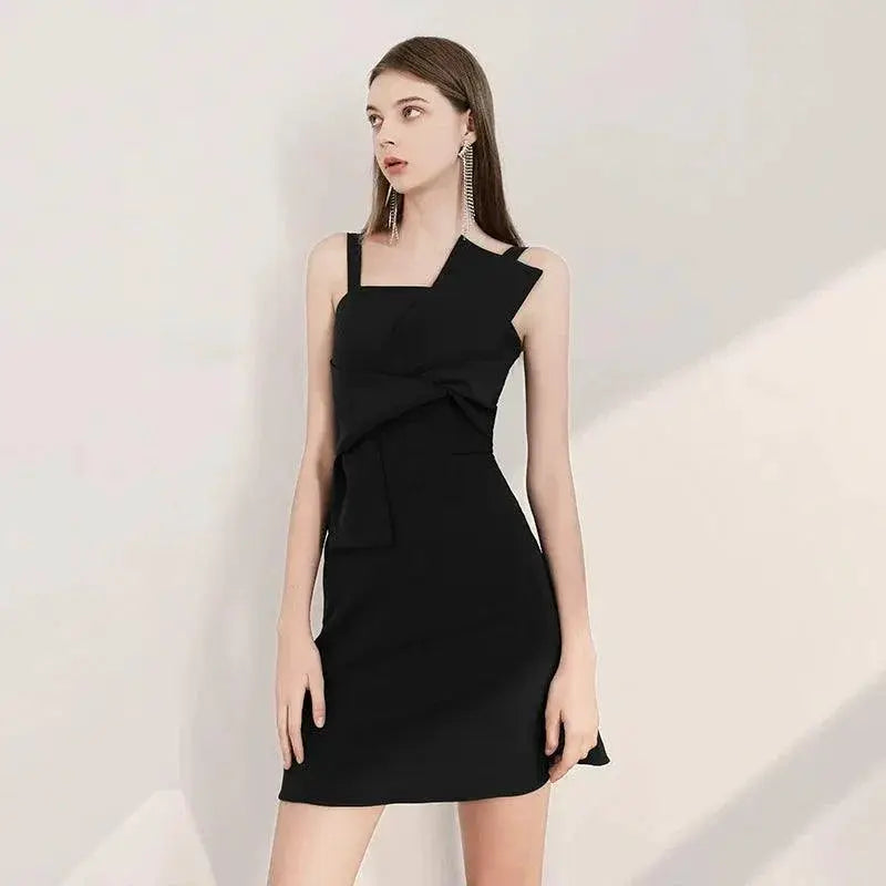 Black Camisole Evening Gown Stylish Statement For Women