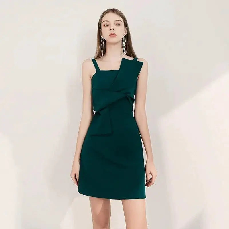 Black Camisole Evening Gown Stylish Statement For Women
