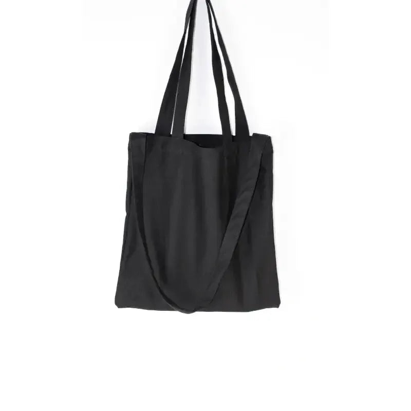 Black Canvas Handbag for Everyday Use Must Have Gift Ready Durable Shoulder Bag