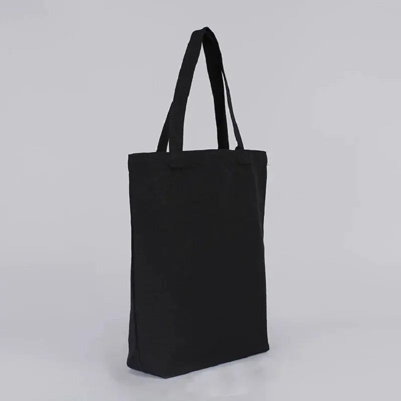 Black Canvas Handbag for Everyday Use Must Have Gift Ready Durable Shoulder Bag