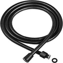 Black Flexible Stainless Steel Shower Hose Enhances Shower Experience