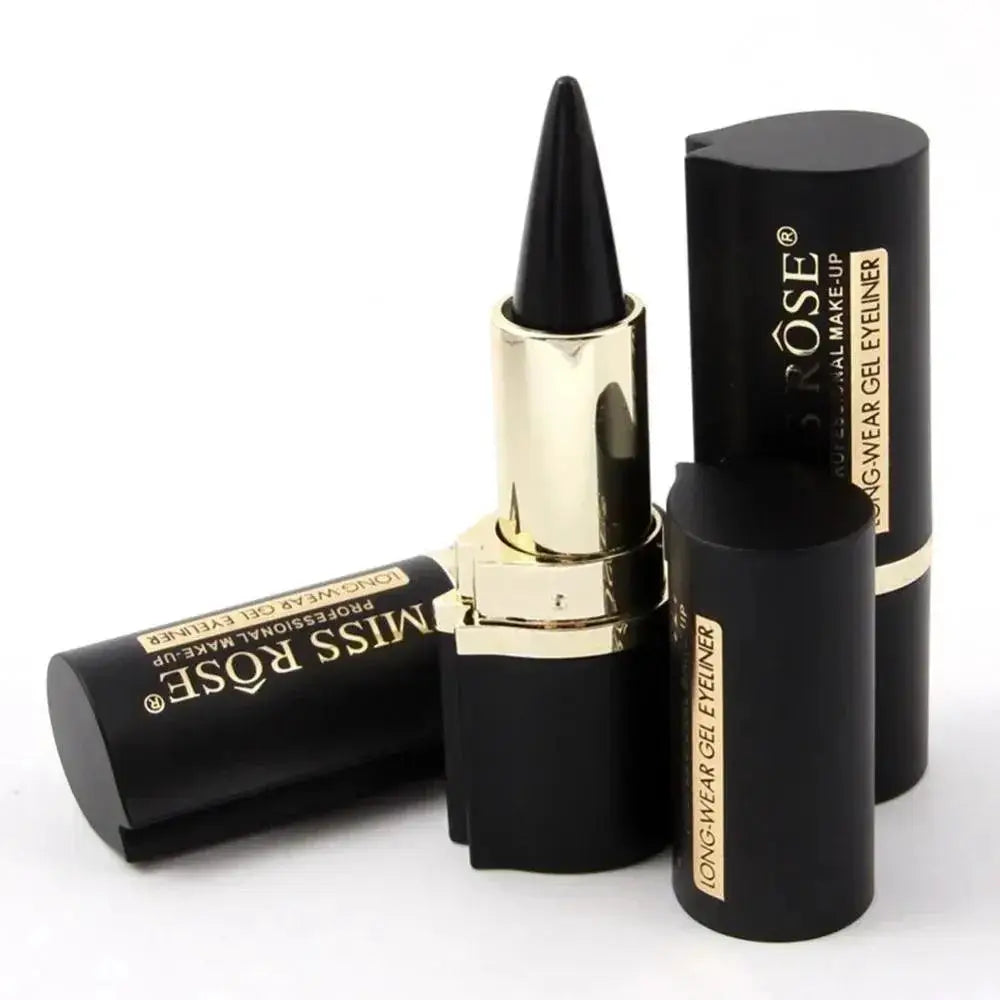 Black Gel Eyeliner Pencil Waterproof for Smoky Eyes