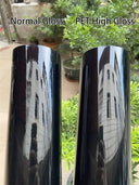Black Gloss Vinyl Wrap Film For Cars And Motorcycle 50ft