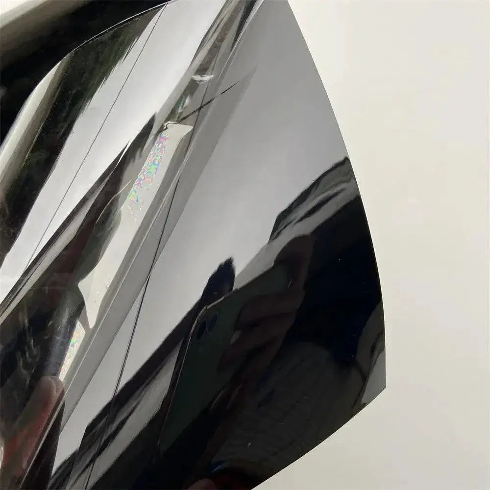 Black Gloss Vinyl Wrap Film For Cars And Motorcycle 50ft