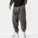 Black Hip Hop Streetwear Jogger Harem Trousers for Men