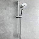 Black Luxe Rain Shower Head Set High Pressure Wall Mount
