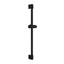 Black Luxe Rain Shower Head Set High Pressure Wall Mount